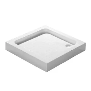 Cao chất lượng Châu Âu tiêu chuẩn OEM ABS vuông tắm cơ sở phòng tắm trắng Acrylic 15cm 70x70 Khay kích thước khác nhau có sẵn