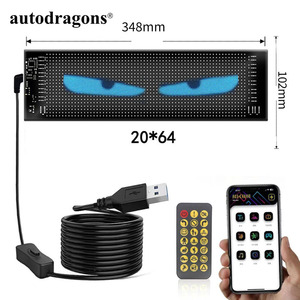 Autodragons - Pantalla LED Flexible Personalizable con Texto, Patrones y Animaciones Programables, con Control Remoto y Aplicación - Product Image 2