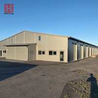 Bâtiments préfabriqués industriels en structure acier ZTSS, fabrication directe usine, sur mesure, garantie 5 ans, atelier résistant aux vents forts, Tianjin