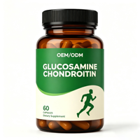 Complément Halal Végétalien OEM/ODM pour le Soutien des Os et des Articulations à base de Curcuma, Racine de Bardane, Glucosamine, Chondroïtine Sulfate et MSM en Capsules