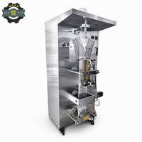 Volledig automatische zijdelingse verzegelingsmachine voor vloeistoffen met PLC-besturingssysteem voor yoghurt, melk, ketchup, sap, kokoswater, ijswater