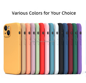 Funda de Silicona Sólida de Color Liso Yanchentian para iPhone 17/16/15/14 Plus Pro Max, Cubierta de Gel Duro con Protección Antigolpes - Product Image 1