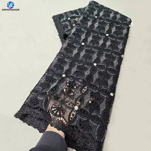 シンヤ<span class=keywords><strong>2026</strong></span>新デザインレーザーオーガンザスパンコールレース生地、ダイヤモンド付き、美しい女性用パーティードレス、クリスタルギピュールコードレース - Product Image 1