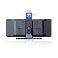 Autoradio multimédia avec navigation GPS, écran tactile 10,26 pouces, CarPlay et Android Auto sans fil, double objectif 1080P+1080P, lecteur DVR de voiture avec Bluetooth et Wi-Fi