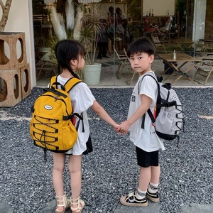 <b>Cute</b> Fruit Snail Gray Nylon Backpack 18 Inches Softback Zipper Closure Multiple Pockets Unisex Daypack Waterproof Travel Bag - Product Image 4