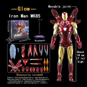Nouvelle figurine d'<span class=keywords><strong>action</strong></span> Marvel ZT ZDTOYS 2026, édition 10e anniversaire, Iran Man MK85, jouets de modèle, figurines d'<span class=keywords><strong>action</strong></span> Marvel Avengr - Product Image 2