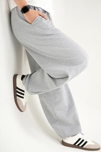 Pantalones de punto de mezcla de algodón para mujer, pantalones informales suaves y elásticos, ajuste cómodo, talla S-XXL - Product Image 4