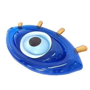 Custom PVC Inflatable Eyes Float Swim Float Mattress Lounge Fun Floats Platform Water Kiddie Fun Beach Floats Toy & Accessories
