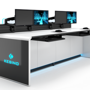 Muebles de oficina modernos, Mesa ejecutiva, Centro de Control de escritorio personalizado, consola de sala de Control inteligente - Product Image 1