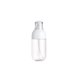 Transparent Fine Mist Spray <b>Bottle</b> 50ml Press <b>Pump</b> Cosmetic PETG Serum Dispenser Cylinder Shape White Lotion <b>Bottle</b> - Product Image 5