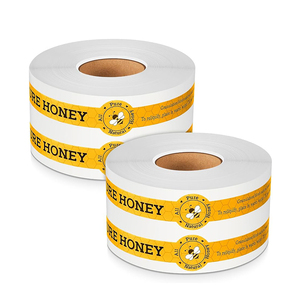 Nhà máy tùy chỉnh in ấn dính mật ong Jar thiết kế nhãn - Product Image 4