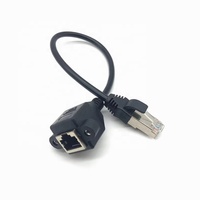 Câbles d'extension RJ45 mâle vers RJ45 femelle 8P8C de haute qualité à montage sur panneau