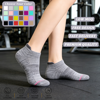 Chaussettes de sport en coton de qualité supérieure, design élégant, logo de marque, unisexes, pour hommes, emballage personnalisé