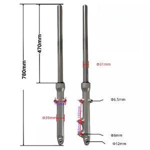 745mm/<span class=keywords><strong>780mm</strong></span> cho haojue Suzuki EN125-2A-2F-E-3E-3F phía trước giảm xóc HJ150-A-3 phía trước ngã ba - Product Image 5