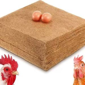 Facile à nettoyer Jute Chanvre Fibre Poulet Nid Pads Poule Nid Pads pour Volaille <span class=keywords><strong>Coop</strong></span> Literie Toute Taille - Product Image 1