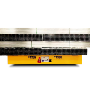 कार्यशाला शीट धातु स्टील प्लेट और भारी वर्कपीस को संभालने वाले औद्योगिक सामग्री परिवहन ट्रॉली - Product Image 3