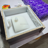 Moule en silicone pour pot de fleurs en résine de ciment de grande taille carré