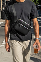 Sac banane promotionnel écologique avec logo personnalisé, sac de festival, sac ceinture, cadeau d'entreprise, salon professionnel, vente en gros, OEM