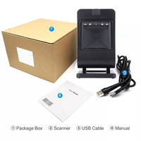 Lecteur de codes-barres omnidirectionnel fixe 1D 2D 3D haute Performance 2D et 1D