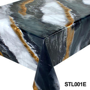 Wholesale Waterproof Luxury Dining <strong>Table</strong> <strong>Cloth</strong> Wedding Party Fabric Backing Gold Pvc <strong>Table</strong> <strong>Cloth</strong> - Product Image 6