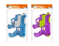Mini pistolet à eau portable 2 en 1 puissant jeu de tir à longue distance pour l'extérieur, l'été et les aventures des enfants.