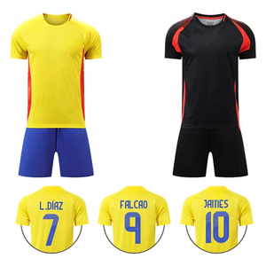 Pantalones Cortos <span class=keywords><strong>de</strong></span> Fútbol Transpirables y Ecológicos <span class=keywords><strong>de</strong></span> Alta Calidad, Versión Jugador Tailandés, Personalizados para Colombia, Unisex, para Entrenamiento, <span class=keywords><strong>Copa</strong></span> 2026 - Product Image 1