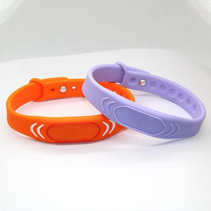 Personalizar RFID pago sin efectivo pulsera 13,56 MHz clásico <span class=keywords><strong>1K</strong></span> 4K NFC silicona pulseras ajustables - Product Image 1