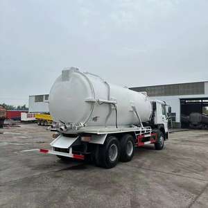 HOWO 6x4 4700 galones Drenaje Limpieza SewerJetting Vacío Succión de aguas residuales Tanque Camión - Product Image 3