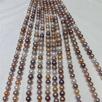 Collier de perles en gros 10-15mm multicolores, chaîne de perles Edison d'eau douce