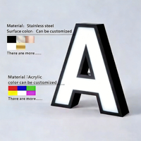 Lettres lumineuses LED personnalisées avec logo, étanches, pour extérieur, enseigne LED 3D, enseigne lumineuse personnalisée, enseigne commerciale