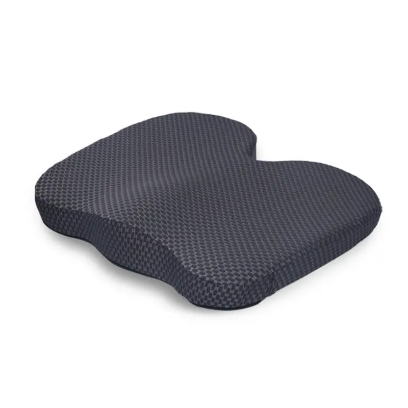 Almofada ergonômica para assento de cadeira de escritório, almofada de espuma de memória respirável para alívio de pressão, almofada macia e confortável para assento de carro