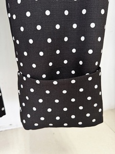 Oudina Nhanh Chóng Vận Chuyển Thanh Lịch Bow Trang Trí <span class=keywords><strong>Polka</strong></span> <span class=keywords><strong>Dot</strong></span> Áo Khoác Quần Quần Áo Cộc Tay Hai Mảnh Thiết Lập Của Phụ Nữ Phù Hợp Với - Product Image 6