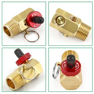 Válvula de Esfera Combinada de Latão para Compressor de Ar, 1/2\" NPT para Tanque x 1/4\" NPT para Mangueira, Manifold para Bomba de Ar, Certificado ISO9001, 1 Ano de Garantia - Product Image 5
