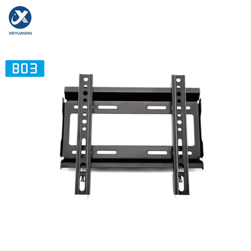 Factory Manufacture SPCC Universal TV Wall Mount Bracket TV Frame for 14-43 Inch Fixed Frame Television TV for Sale Stand