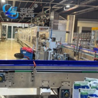 Mesin Pengemas Otomatis Delta Robot untuk Kemasan Minuman, Lini Pengemasan Kemasan Bahan Kimia Harian, Lini Pengemasan Karton Produktivitas Tinggi