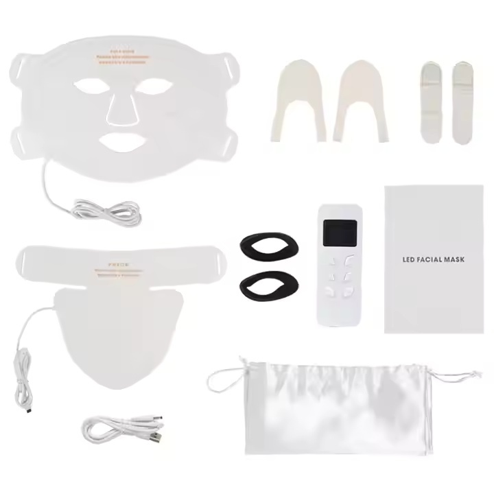 AZURE Customizable Multi-Wavelength LED Face Mask Soft Silicone Remote Control Dual Color Options Photon Therapy Light Beauty