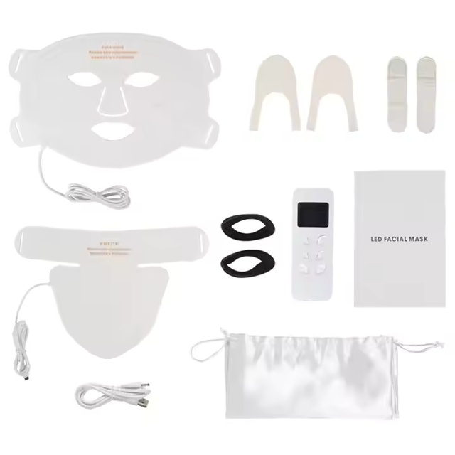 AZURE Customizable Multi-Wavelength LED Face Mask Soft Silicone Remote Control Dual Color Options Photon Therapy Light Beauty