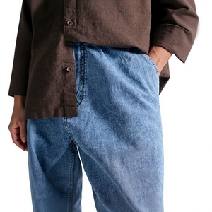 Men's Casual Denim Jeans Pants Regular Fit High Street & Streetwear Fashion Eco-Friendly Washable Breathable Bulk Wholesale - Product Image 4
