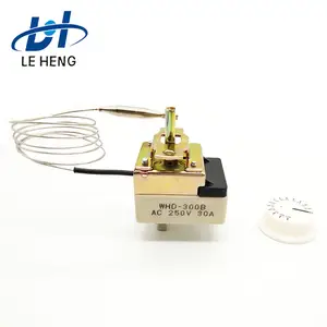 Whd-300b temperature control switch for 30A high current liquid expansion thermostat for fryer