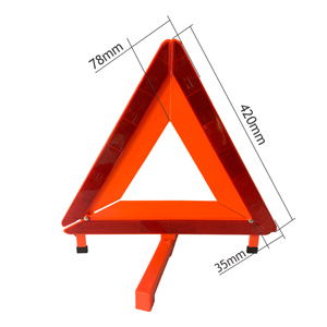 Triángulo de avería en carretera con luz LED Flash Triángulo de advertencia de camión y <span class=keywords><strong>coche</strong></span> para herramienta de emergencia de lluvia/niebla - Product Image 2