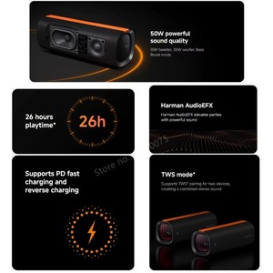 Xiaomi Sound Party IP67 <b>Bluetooth</b> 5.4 Harman Audio <b>Bluetooth</b> <b>Speaker</b> By FedEx - Product Image 2
