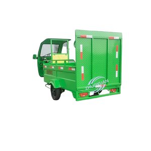 Flatbed 4-Bucket Electric Sanitation Tricycle, Customizable for Park and Factory Waste Collection - Product Image 5