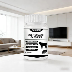Cápsulas de Órganos de Res Alimentada con Pasto Natural Lytam OEM, Suplementos de Hígado, Médula Ósea, Corazón y Linfático de Res, Mejora la Función Hepática - Product Image 2