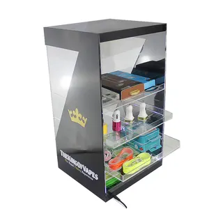 Acryl Mobiel Accessoire Display 5 Tiers Mobiele Telefoon Autolader Display Stand/Teller Display Plank