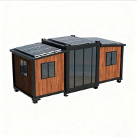 Maison préfabriquée pliable miniature personnalisée à énergie solaire, confortable, compacte, micro-maison modulaire, gain de place, 18 m²