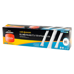 Rollo Mop Fibra Gasa 0,9 X 100 M Poliestere Riutilizzabile per Uso Domestico - Product Image 2