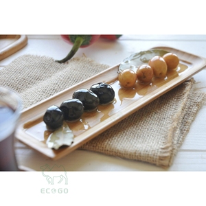 ถาดเสิร์ฟไม้ไผ่รักษ์โลกสำหรับชีส ขนมปัง ผลไม้ ของว่างในงานปาร์ตี้ - Product Image 1