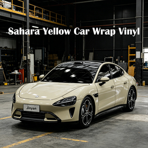 <span class=keywords><strong>Film</strong></span> de protection automobile en PVC durable, anti-décoloration, imperméable, sans résidus de colle, autocollant pour véhicule, jaune <span class=keywords><strong>Sahara</strong></span> - Product Image 1