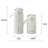 Thermos en acier inoxydable 316 non imprimé, haute valeur esthétique, grande capacité, pour filles, usage domestique, maintien thermique 6-12 heures