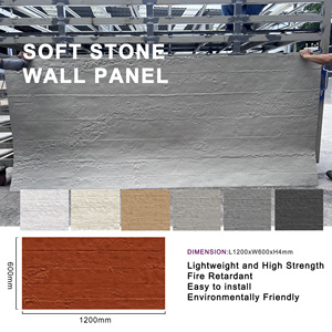 Pannelli per Pareti Esterne in Plastica Riciclata, Rivestimento in Pietra Artificiale Ignifugo, Design in Pietra Flessibile Ecologico - Product Image 4